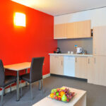 Metro Apartments on Bank Place Melbourne One Bedroom Kitchen