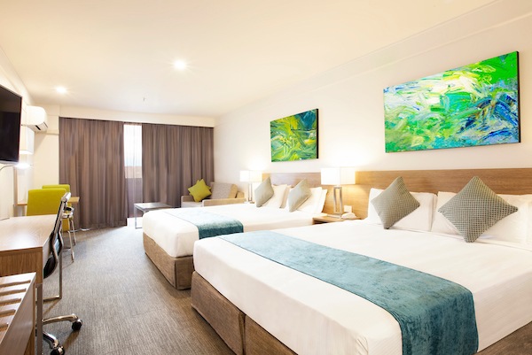 Aspire Hotel Sydney + Bedroom