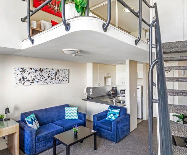 Metro Apartments Darling Harbour loft style apartment