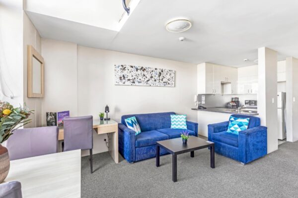 Metro Apartments on Darling Harbour - Lounge and Kitchen