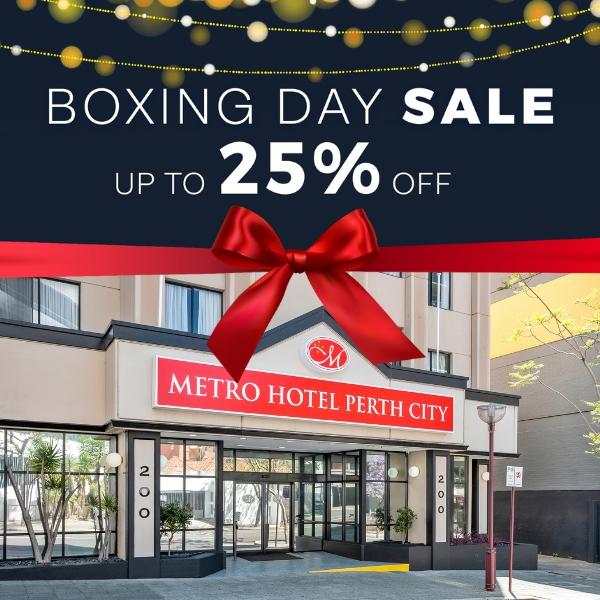 boxing day sale at metro hotel perth city